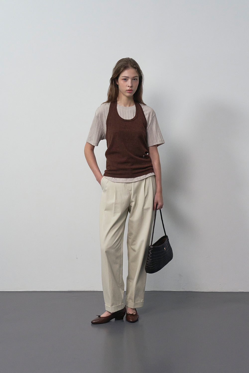 【HER&SHE 2025AW】Creamy Cotton Pants