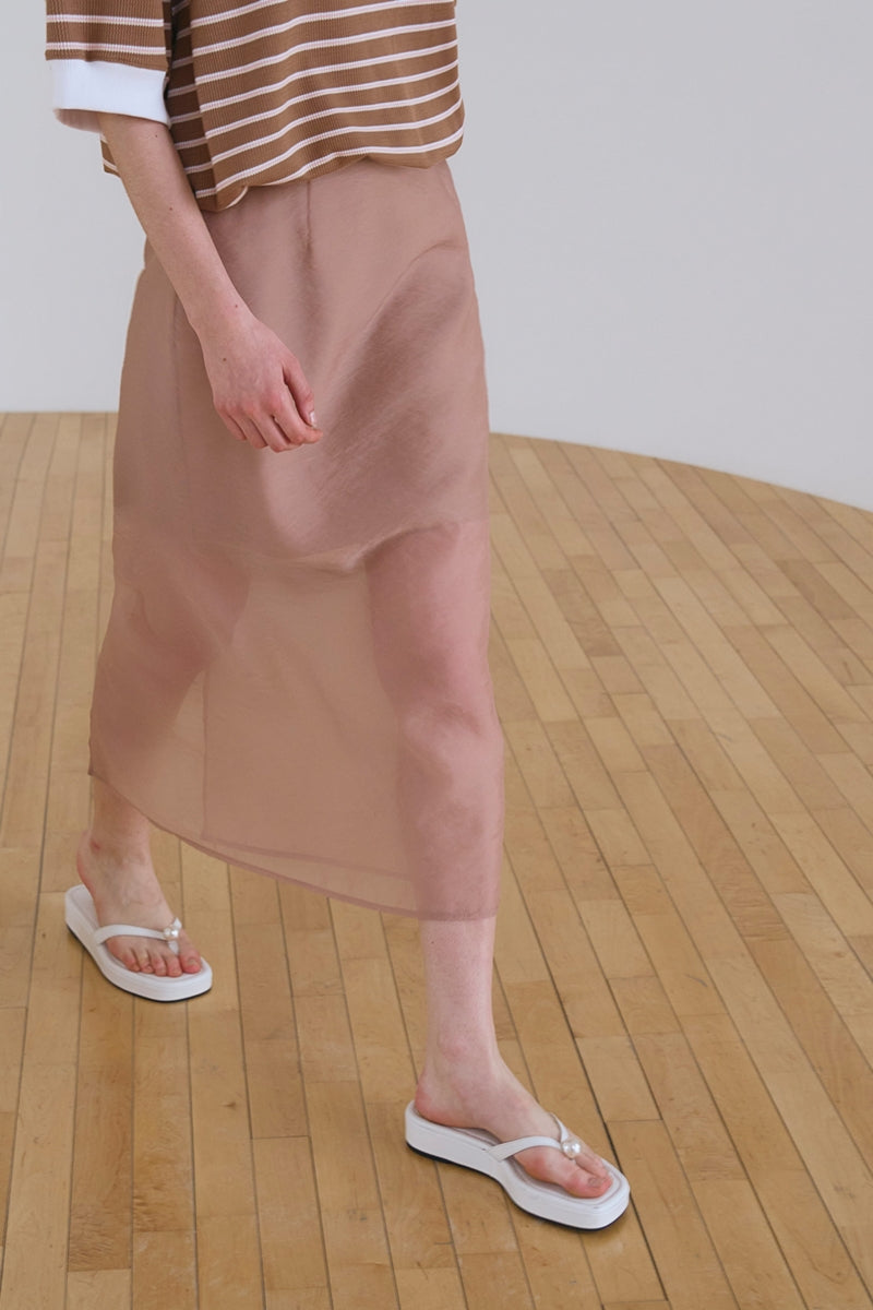 【HER&SHE 2025AW】A Veil Double Skirt