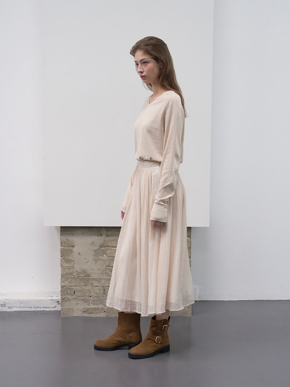 【HER&SHE 2025AW】Moment-Sheer Skirt