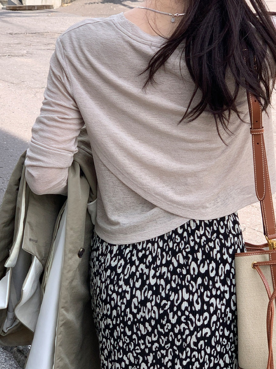 【HER&SHE 2025AW】Tulip Long Sleeve T-shirt