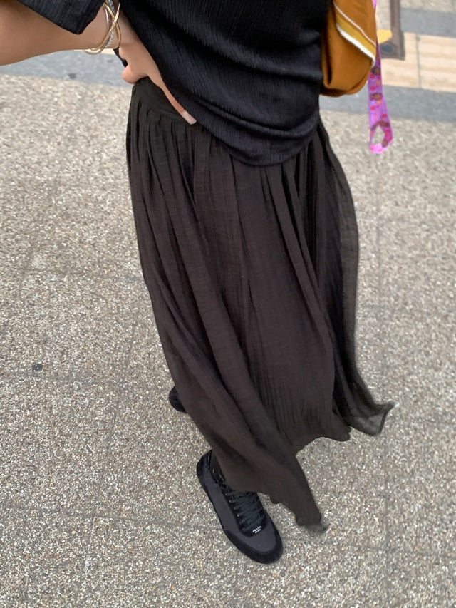 【HER&SHE 2025AW】Moment-Sheer Skirt