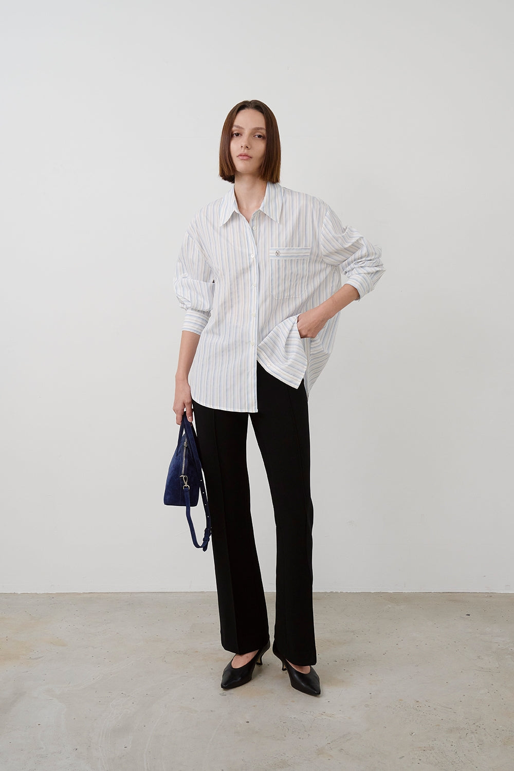 【HER&SHE 2025AW】A St. Stripe Shirt