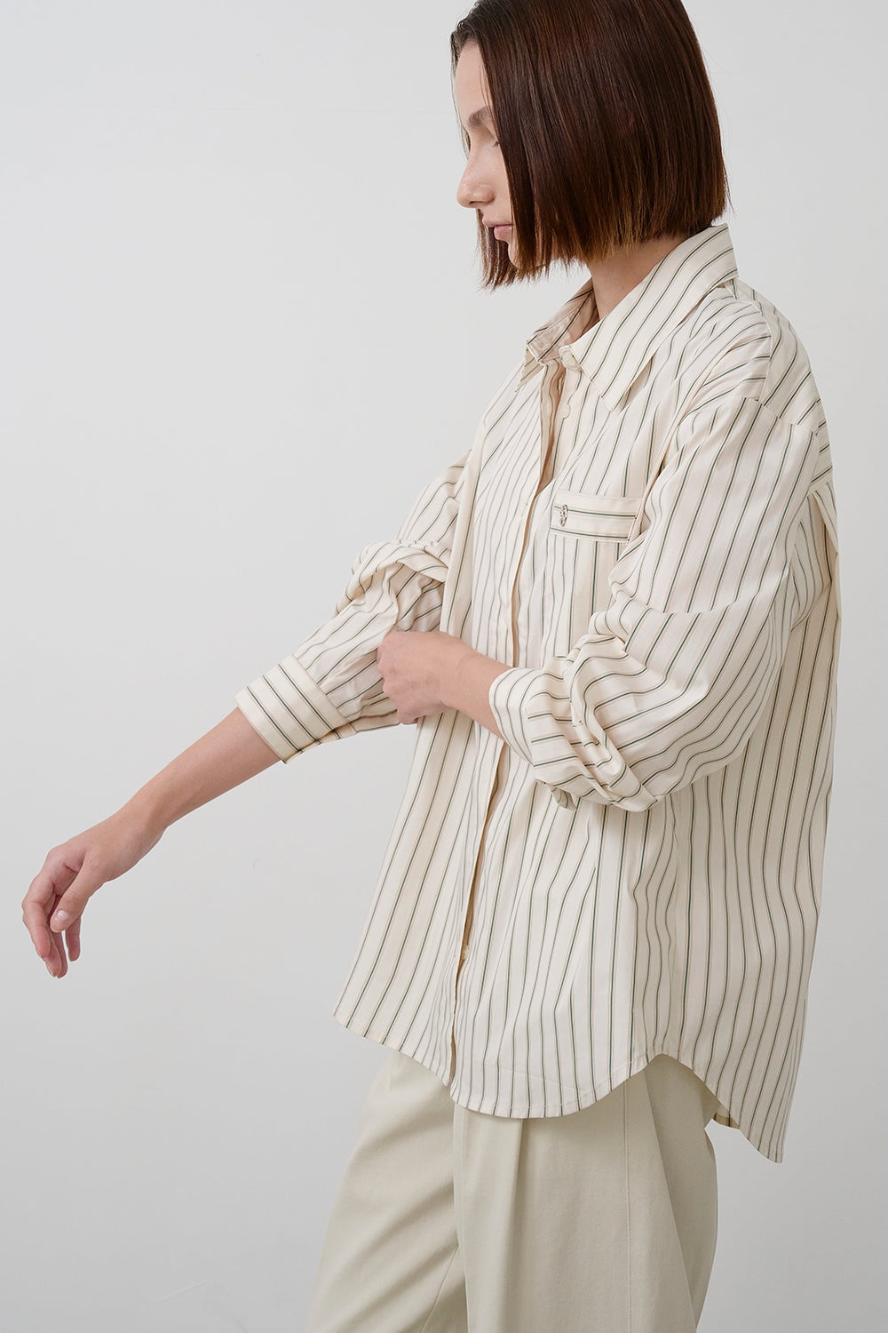 【HER&SHE 2025AW】A St. Stripe Shirt