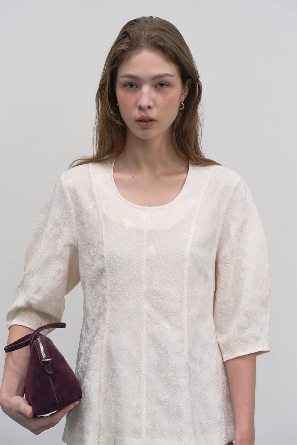 【HER&SHE 2025AW】Charlotte Flared Blouse
