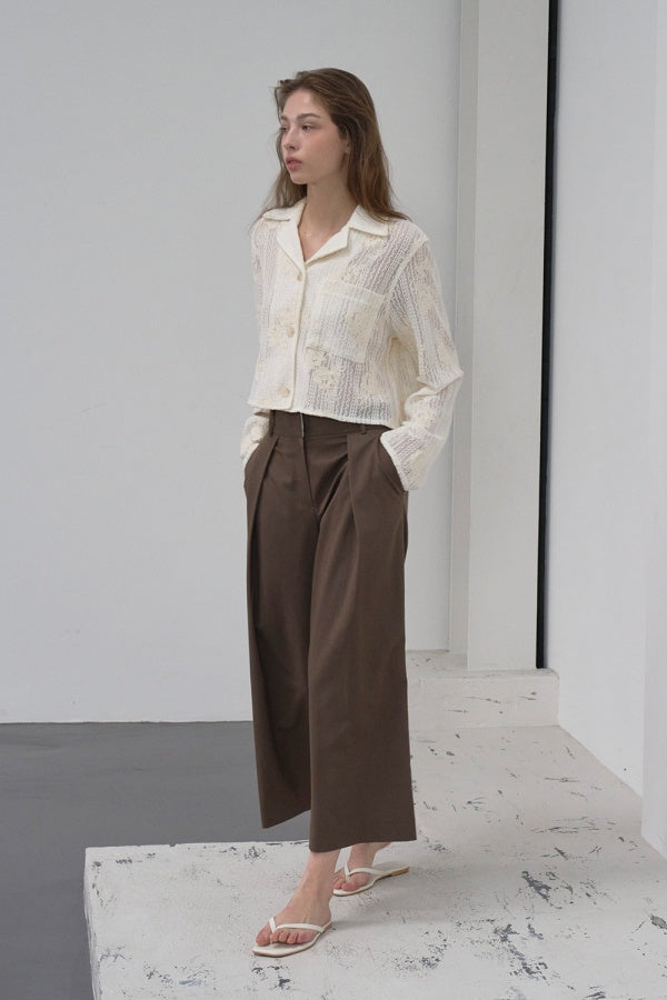 【HER&SHE 2025AW】Deep Pleated Trouser
