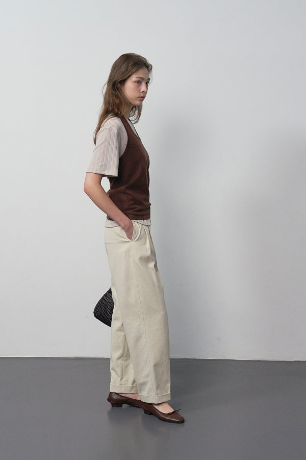 【HER&SHE 2025AW】Double Lip Texture Tee