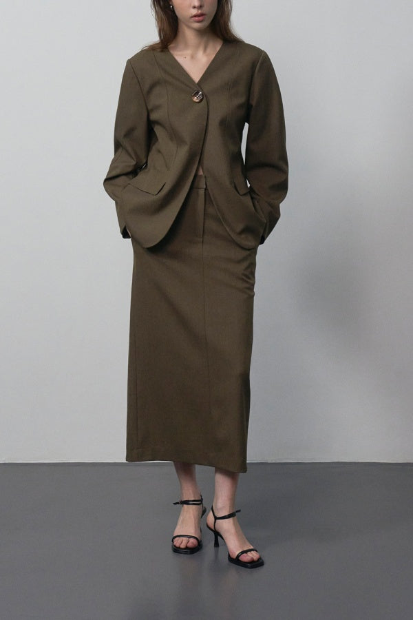 【HER&SHE 2025AW】A Modern Column Skirt