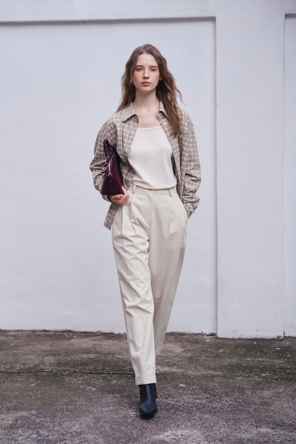 【HER&SHE 2025AW】A Carin Checkered Shirt