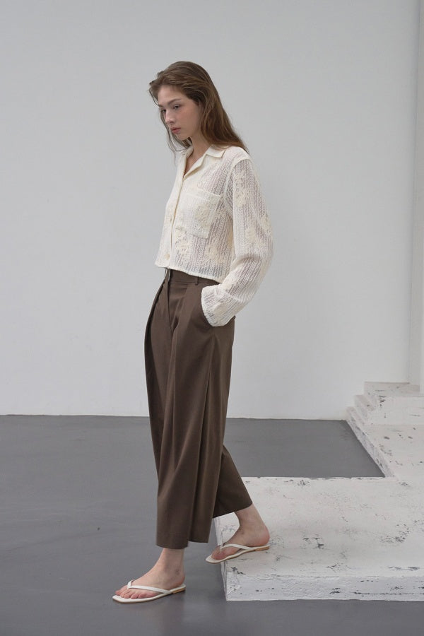 【HER&SHE 2025AW】Deep Pleated Trouser