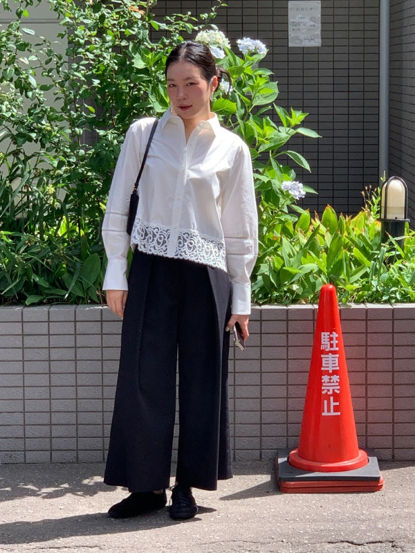【HER&SHE 2025AW】A Lace Bell Shirt