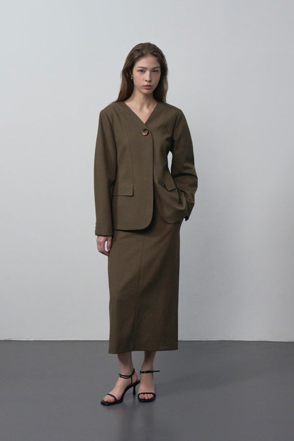 【HER&SHE 2025AW】A Modern Column Skirt