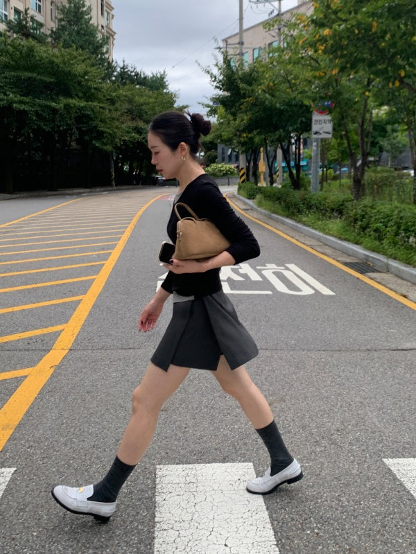 【HER&SHE 2025AW】Scoop Layered T-Shirt