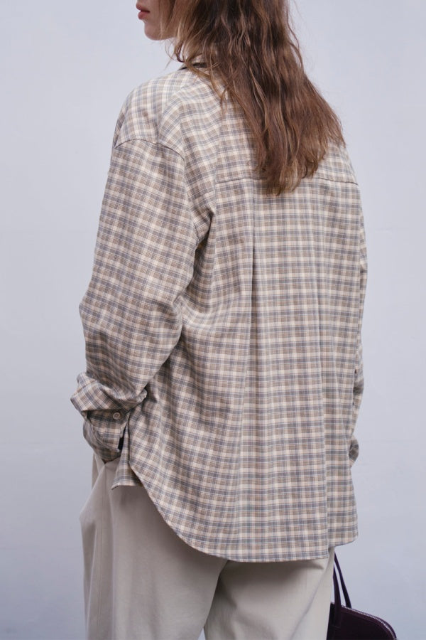 【HER&SHE 2025AW】A Carin Checkered Shirt