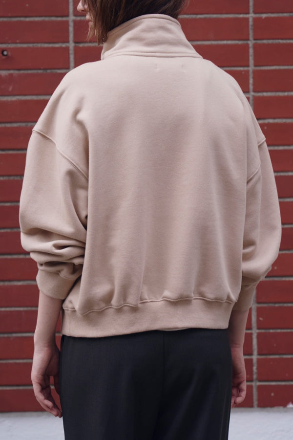 【HER&SHE 2025AW】Paisley Semi Zip-Up Sweatshirt