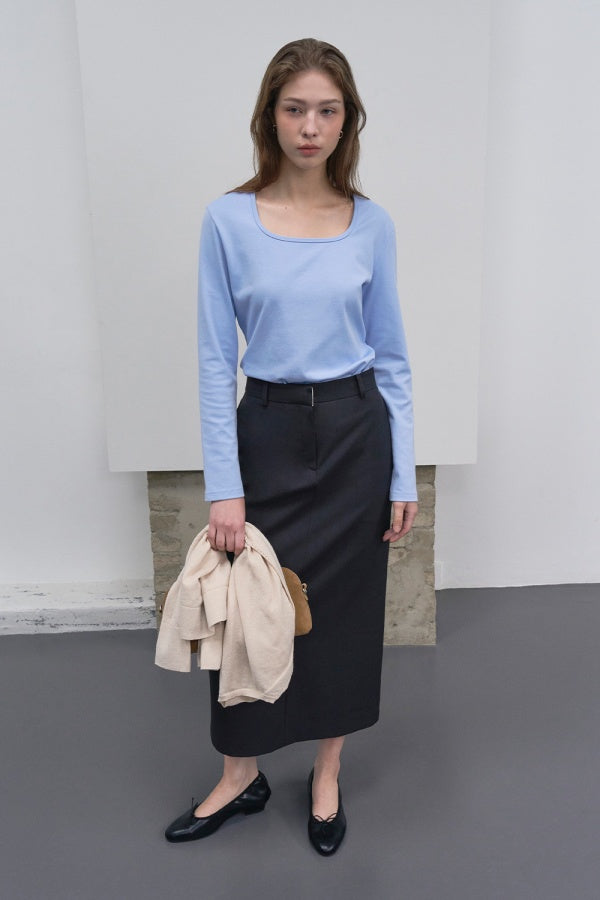【HER&SHE 2025AW】A Modern Column Skirt
