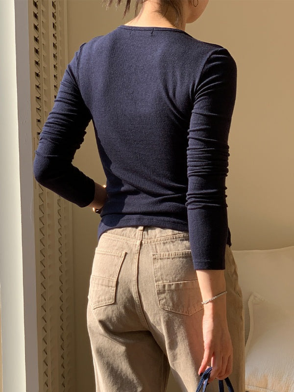 【HER&SHE 2025AW】Scoop Layered T-Shirt