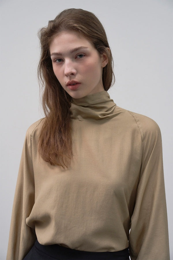 【HER&SHE 2025AW】Soft-belted Tie Blouse