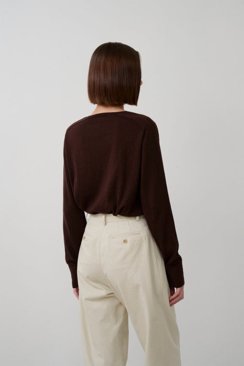 【HER&SHE 2025AW】Soft Punching Wool Knitwear