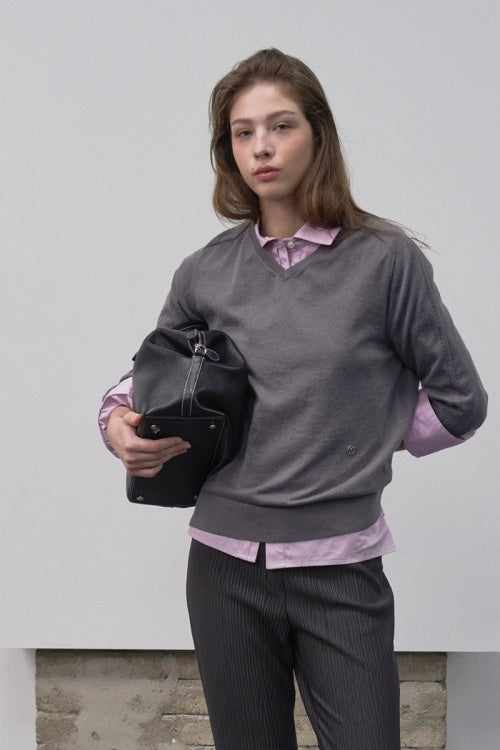 【HER&SHE 2025AW】Soft Punching Wool Knitwear