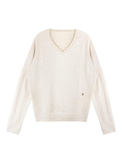 【HER&SHE 2025AW】Soft Punching Wool Knitwear