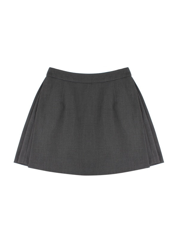 【HER&SHE 2025AW】Side Slit Skirt Pants (Wool blend ver)