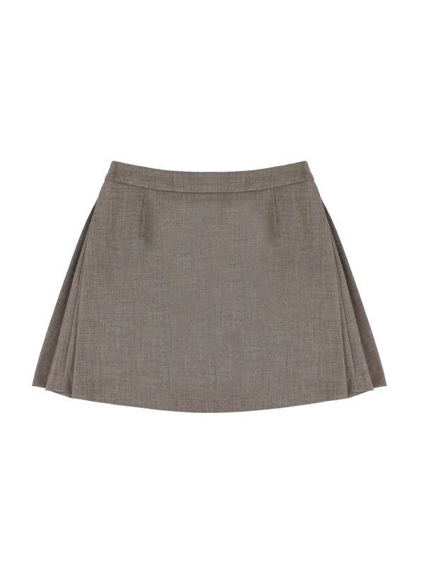 【HER&SHE 2025AW】Side Slit Skirt Pants (Wool blend ver)