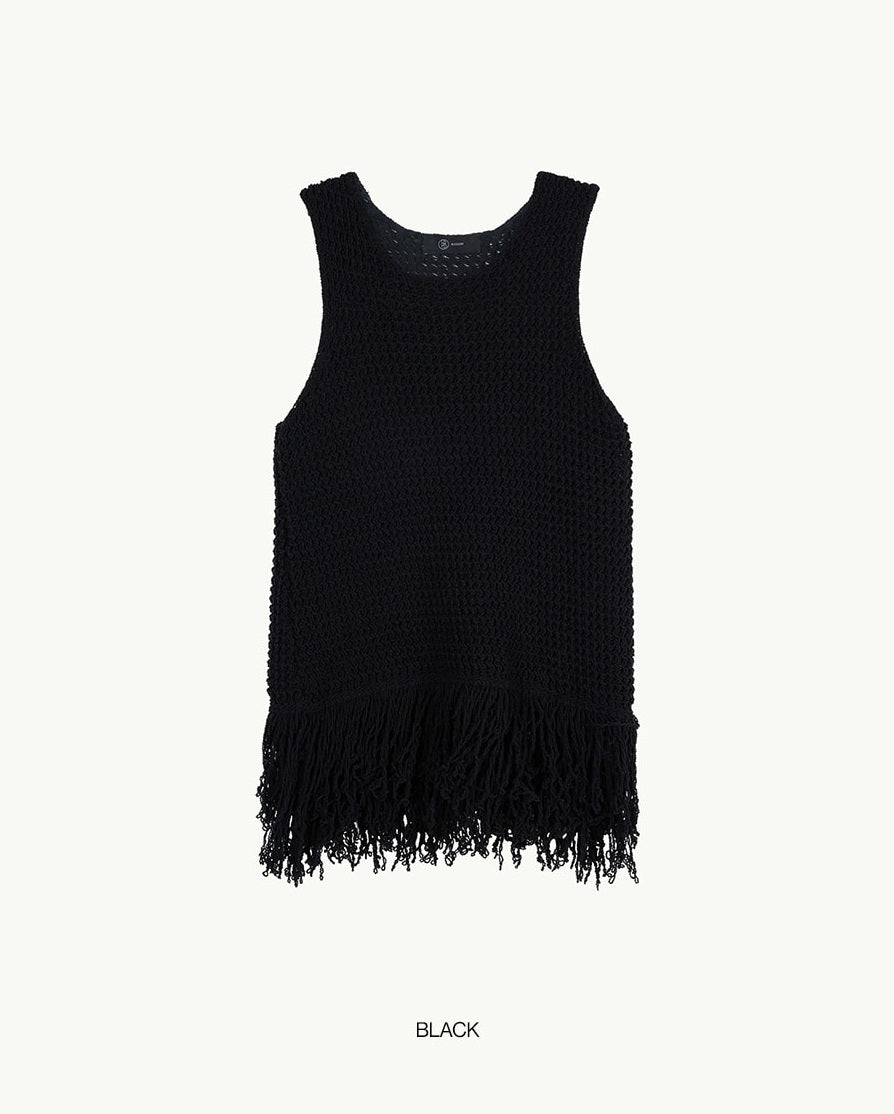 【BLOSSOM H COMPANY 2025SS】SKATCHY KNIT SLEEVELESS