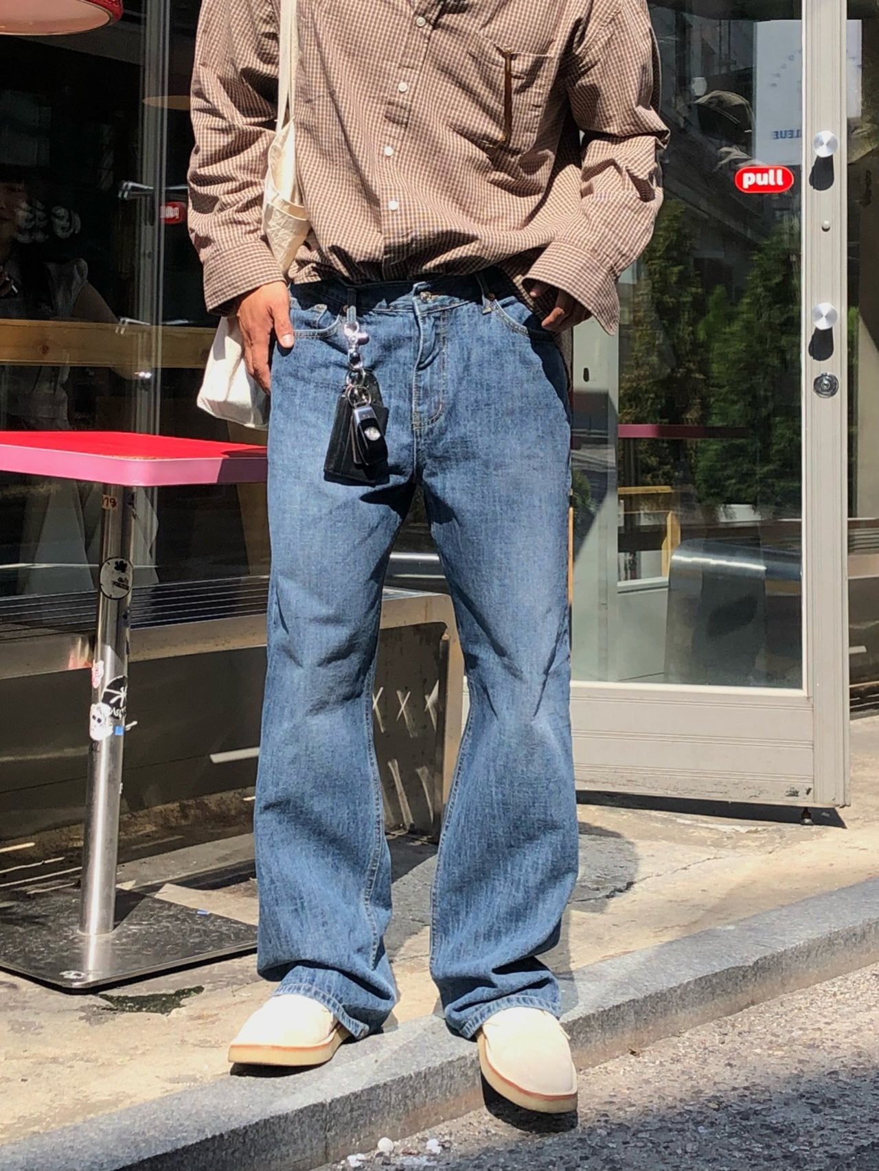 NEX Straight Denim Pants