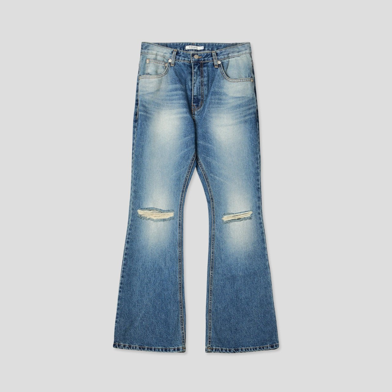 Distressed Flare Jeans