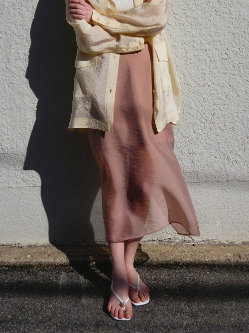 【HER&SHE 2025AW】A Veil Double Skirt