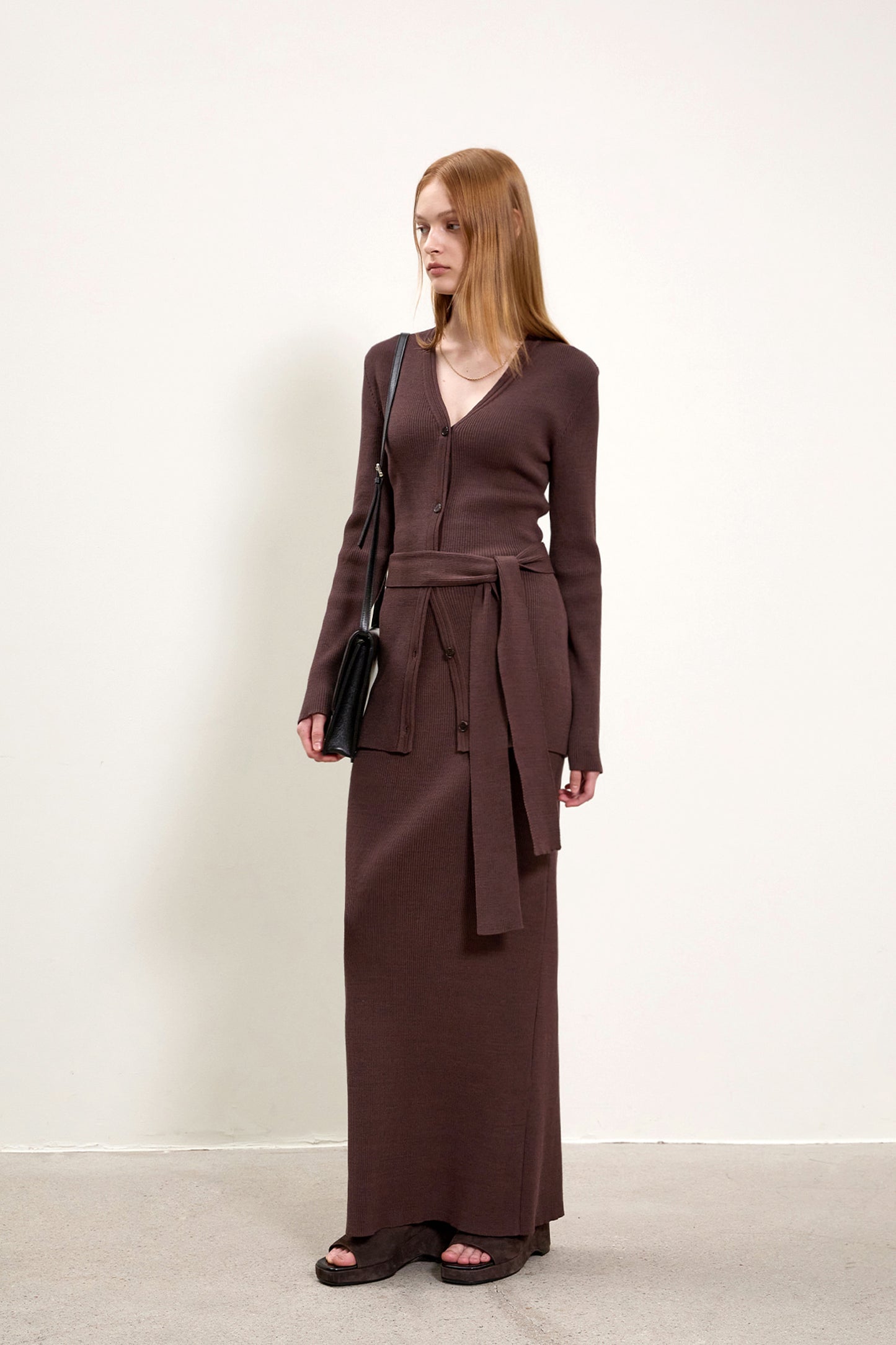 【BLOSSOM H COMPANY 2025AW】BRIN LONG SKIRT