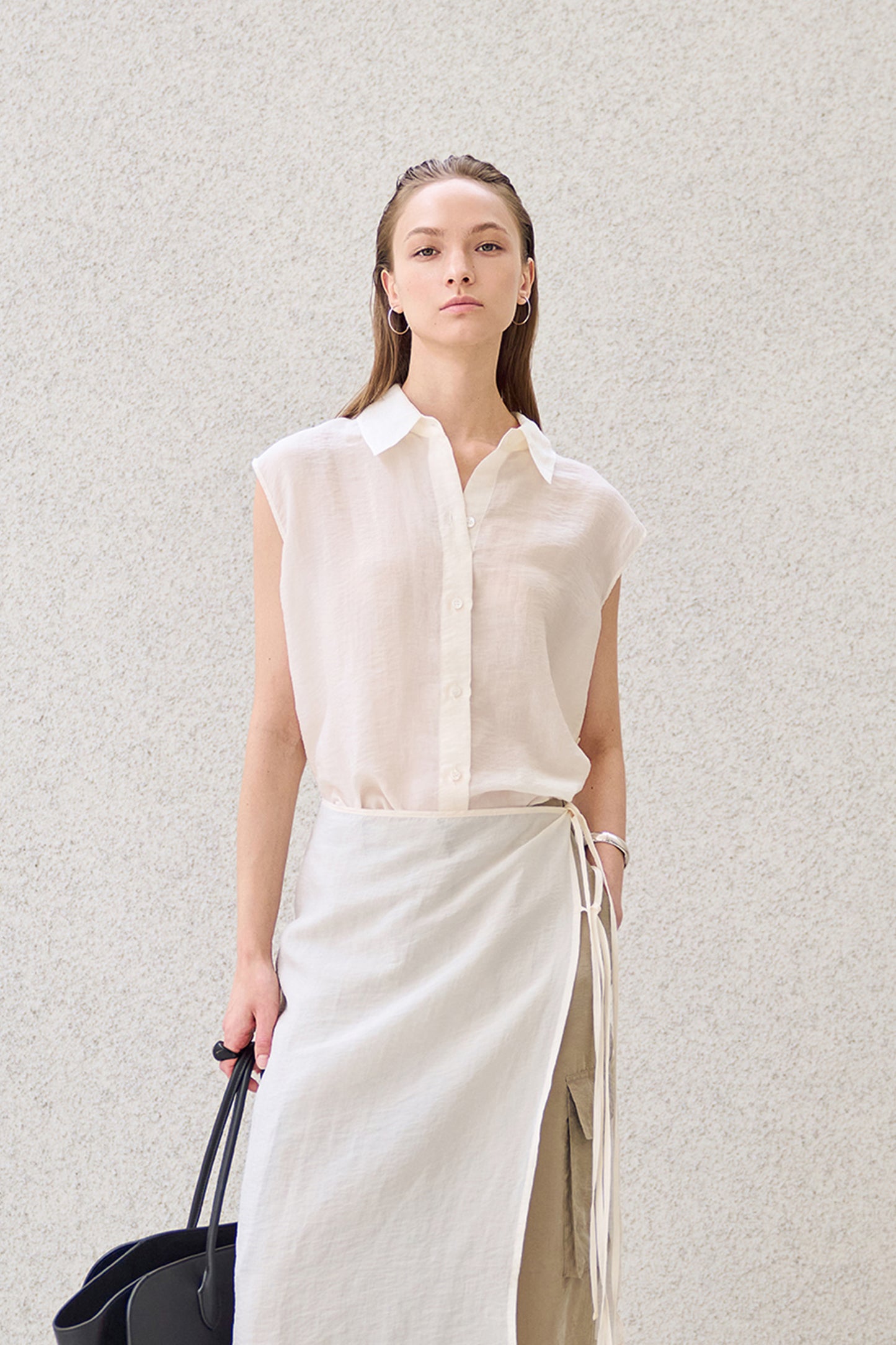 【BLOSSOM H COMPANY 2025SS】FRAE SLEEVELESS SHIRTS