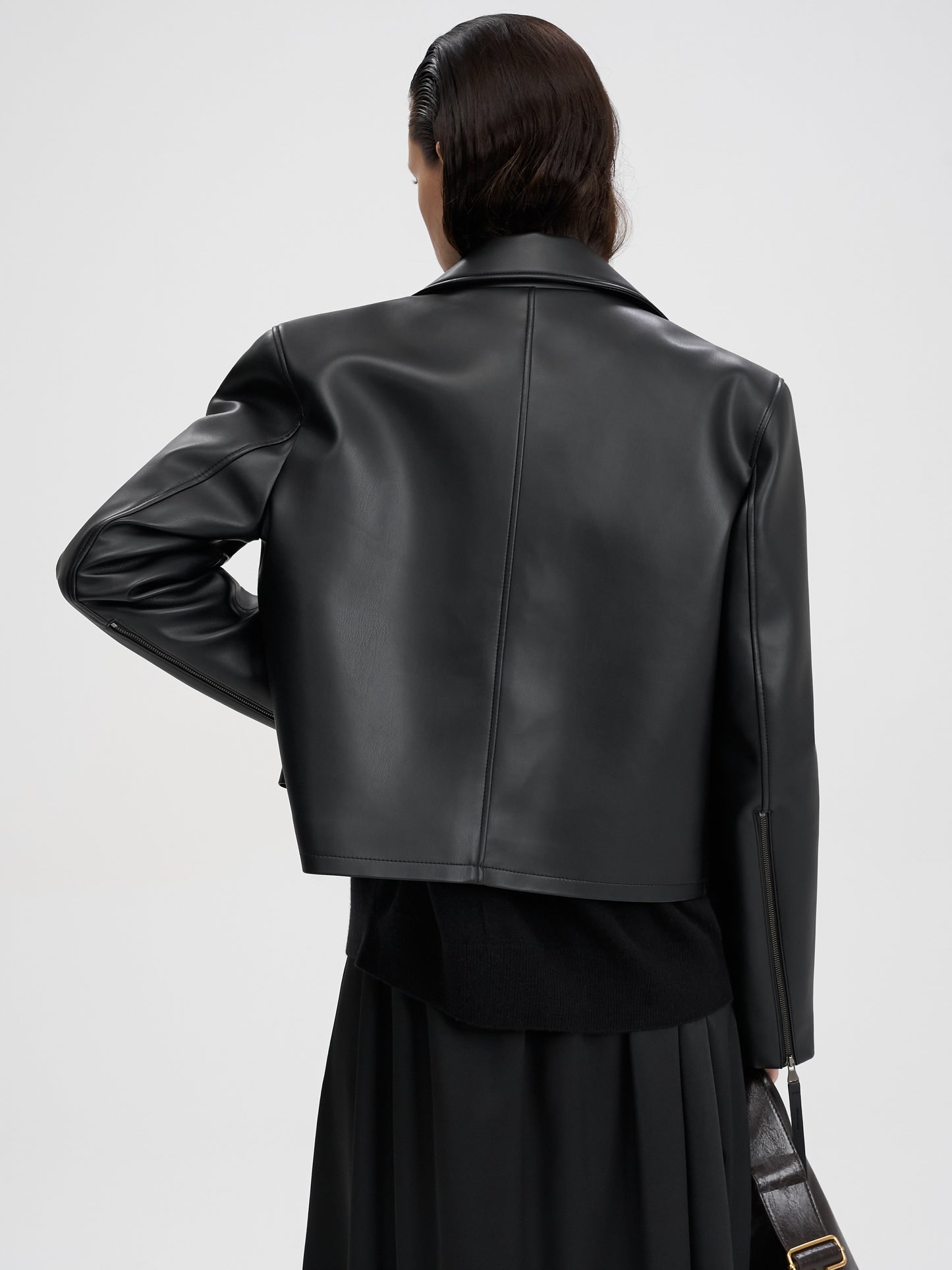 【MAGJAY 2025AW】Slick Leather Jacket