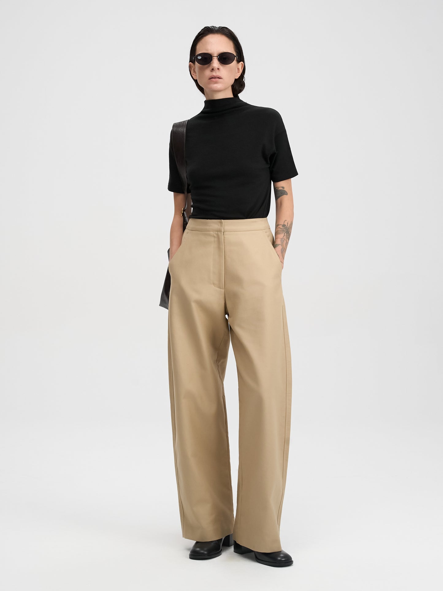 【MAGJAY 2025AW】Cotton Curved Fit Pants