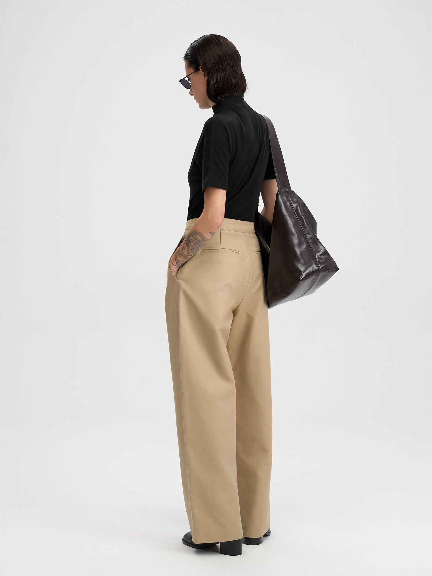 【MAGJAY 2025AW】Cotton Curved Fit Pants