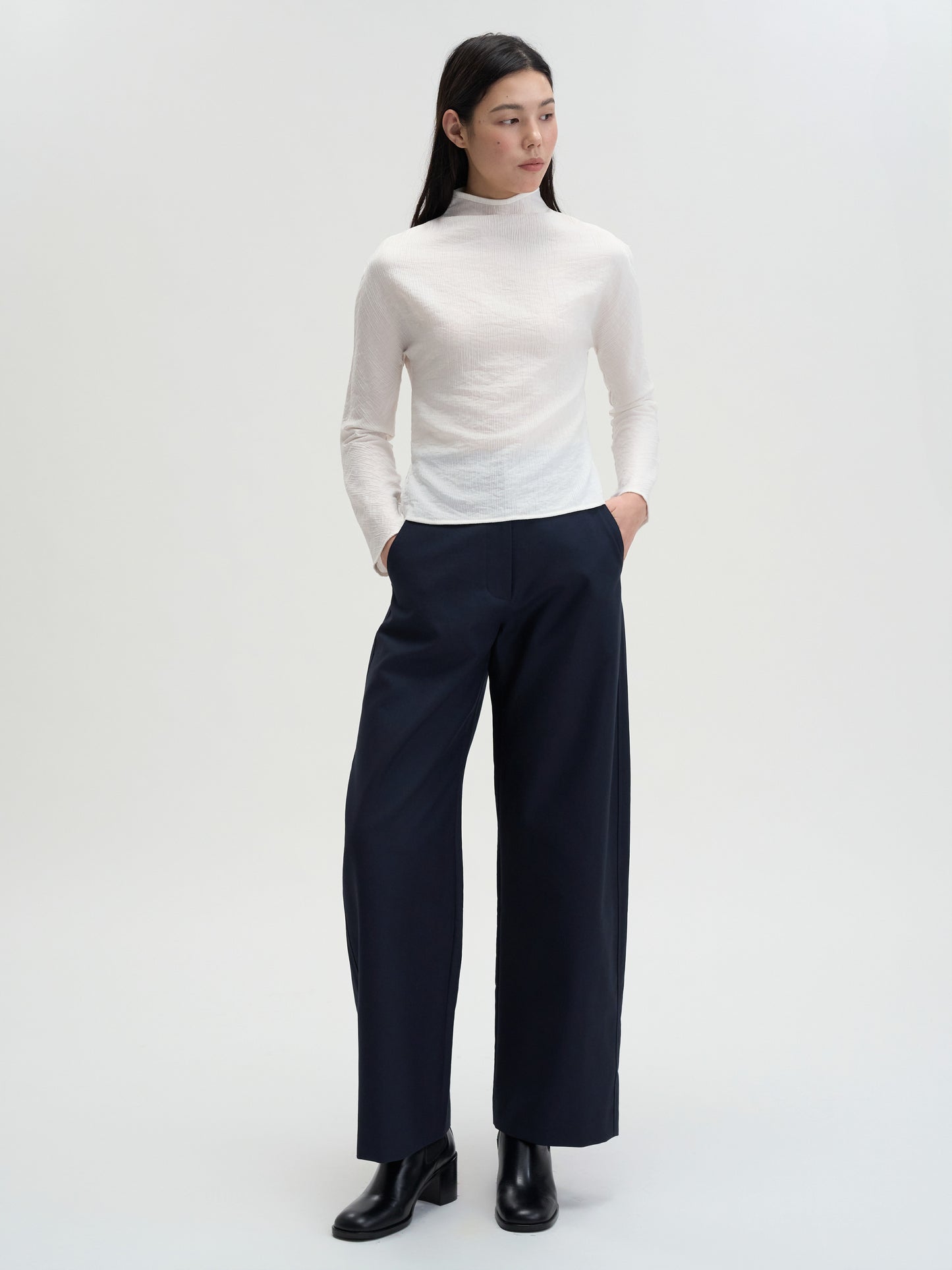 【MAGJAY 2025AW】Cotton Curved Fit Pants