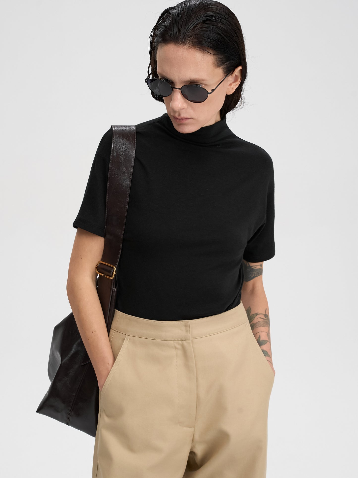 【MAGJAY 2025AW】Soft Touch High Neck Tee