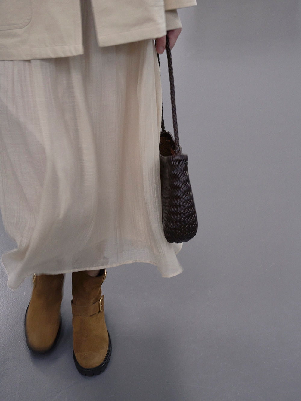 【HER&SHE 2025AW】Moment-Sheer Skirt