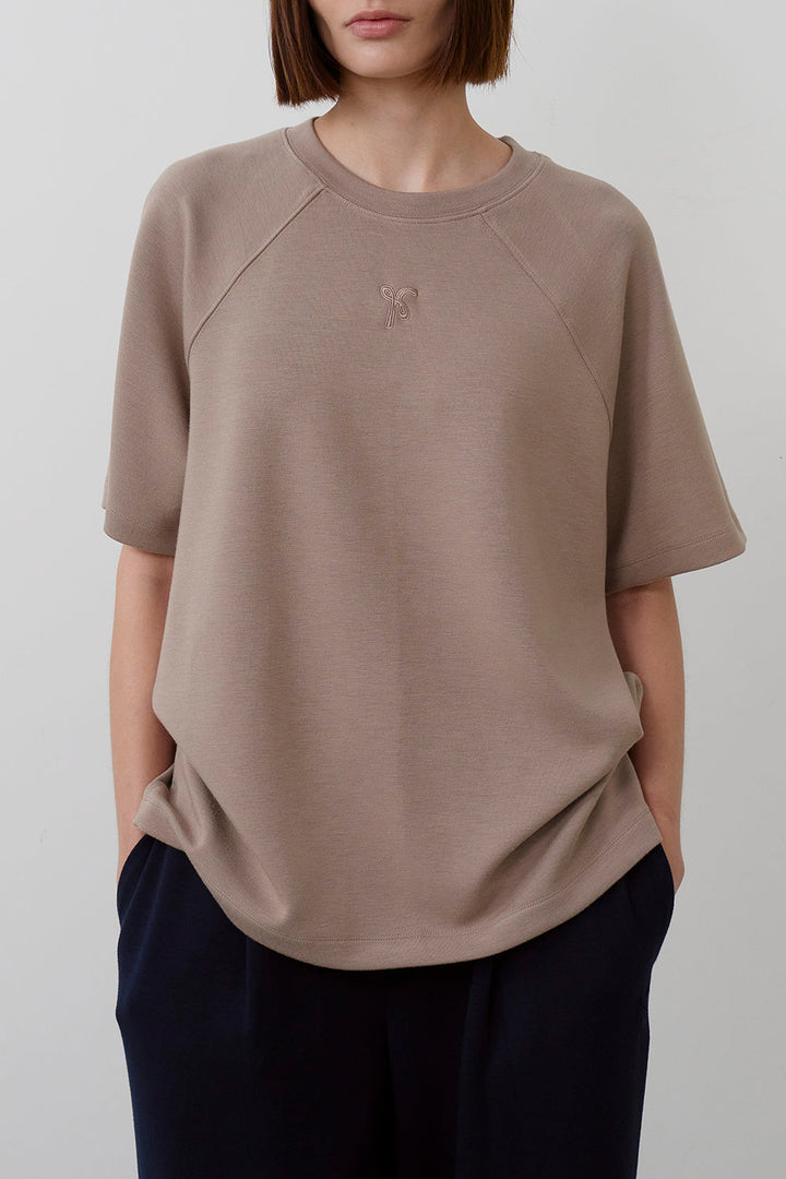 【HER&SHE 2025AW】Double-faced symbol Raglan T-shirt (25 F/W)