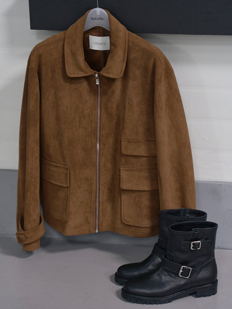 【HER&SHE 2025AW】Urban Suede Jacket