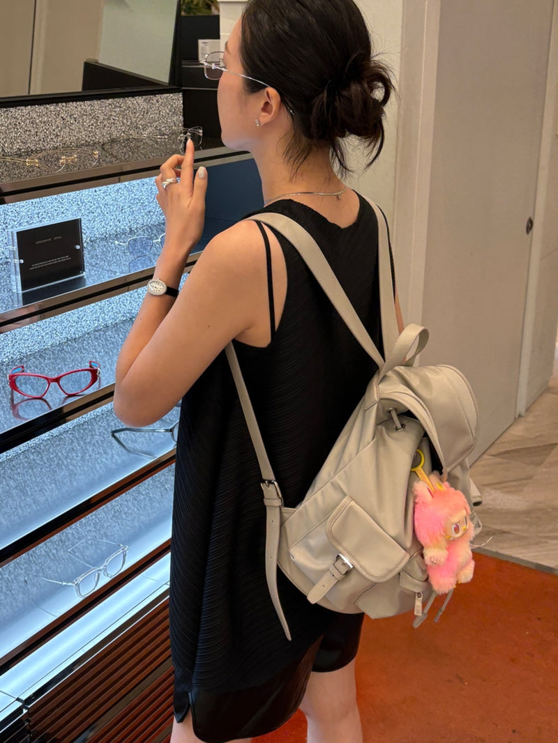 【HER&SHE 2025AW】[Numbering bag 23] Nua Flap Backpack