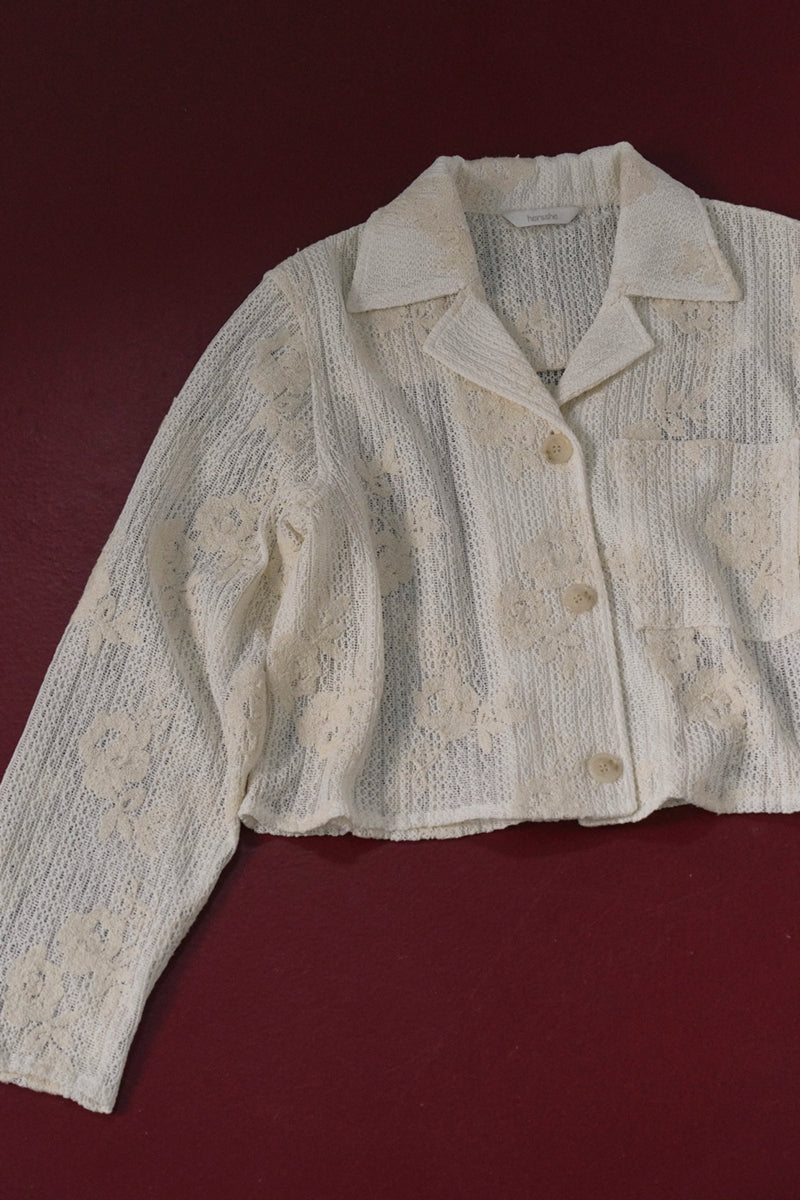 【HER&SHE 2025AW】A Rosy Lace Shirt