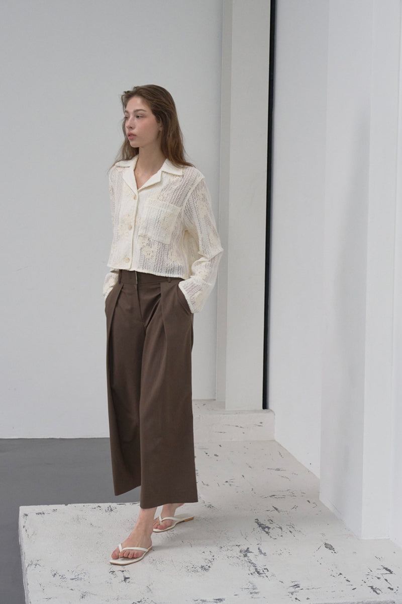 【HER&SHE 2025AW】A Rosy Lace Shirt