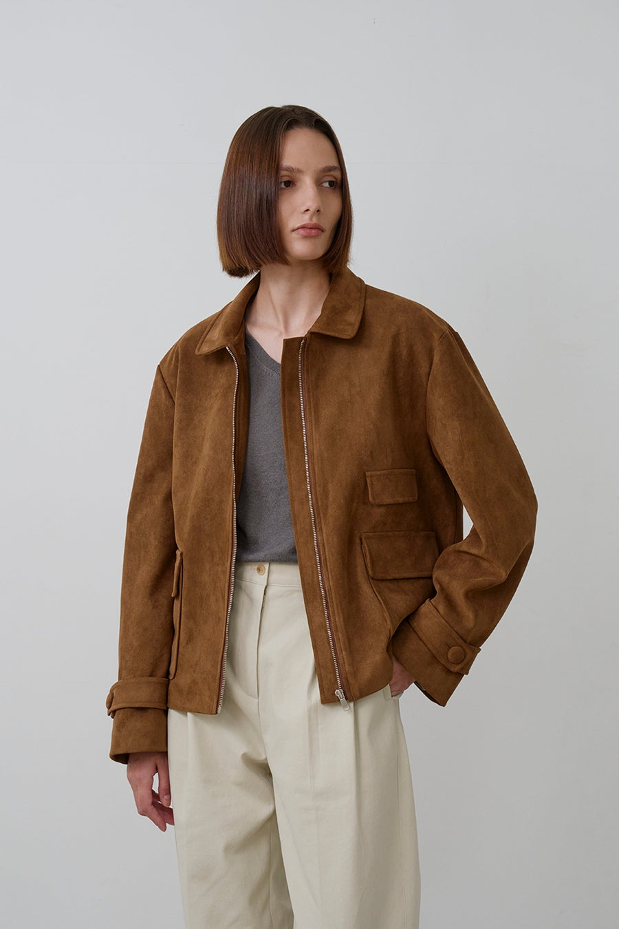 【HER&SHE 2025AW】Urban Suede Jacket