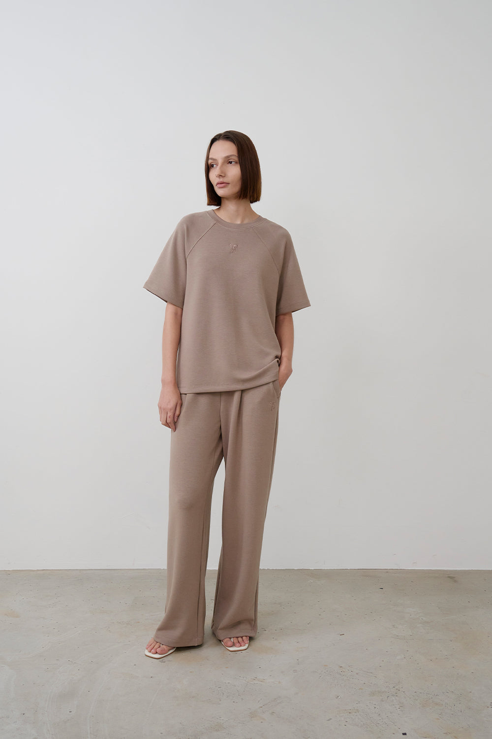 【HER&SHE 2025AW】Double-faced symbol Raglan T-shirt (25 F/W)