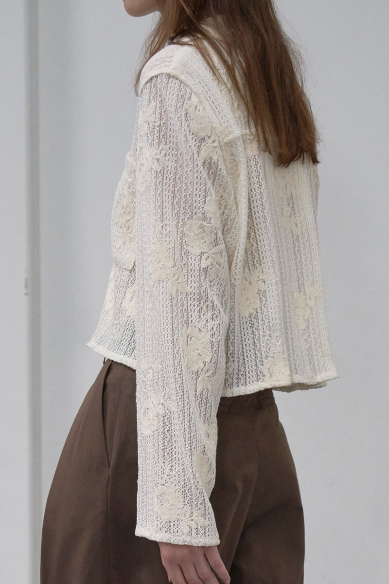 【HER&SHE 2025AW】A Rosy Lace Shirt