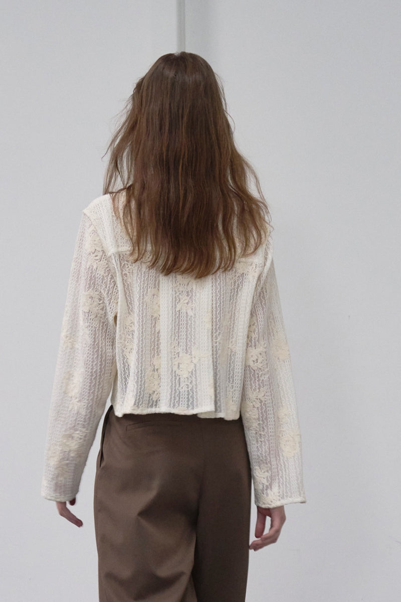 【HER&SHE 2025AW】A Rosy Lace Shirt