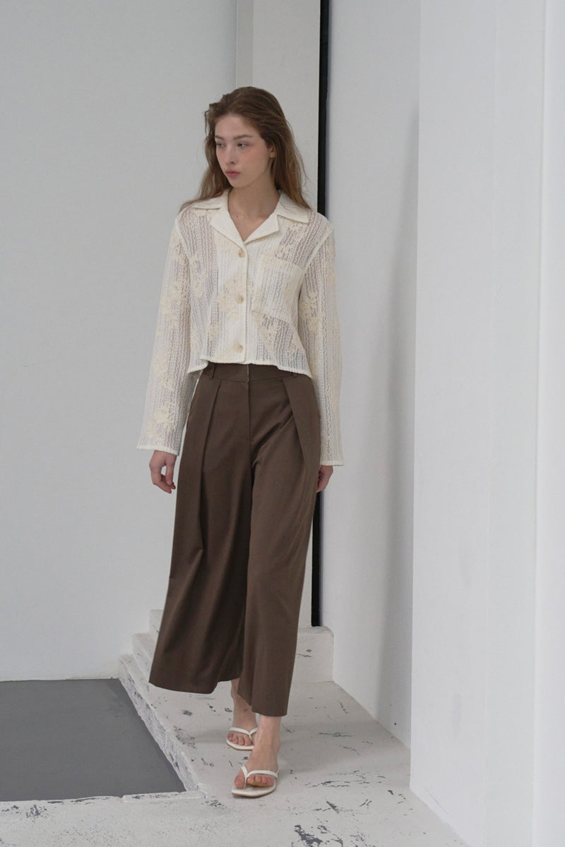 【HER&SHE 2025AW】A Rosy Lace Shirt