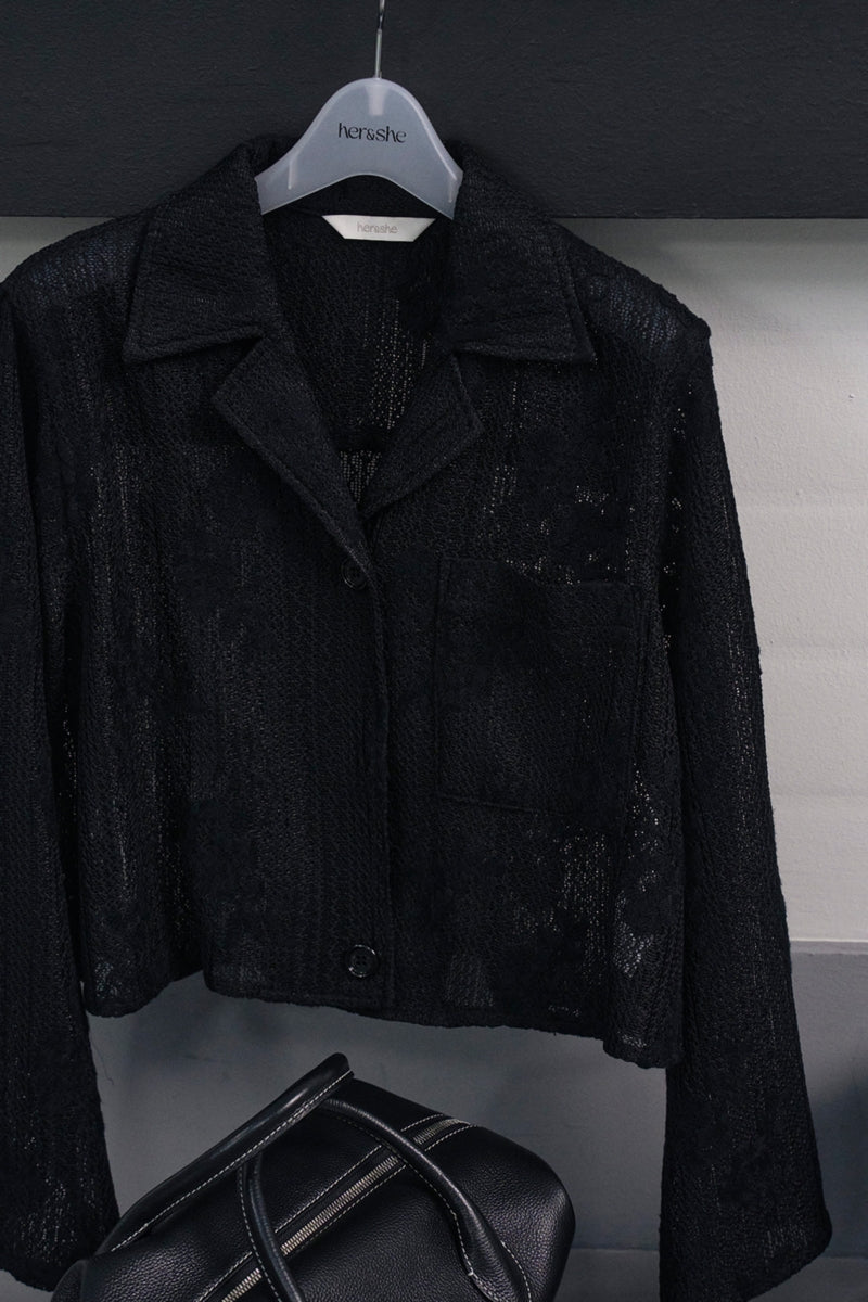 【HER&SHE 2025AW】A Rosy Lace Shirt