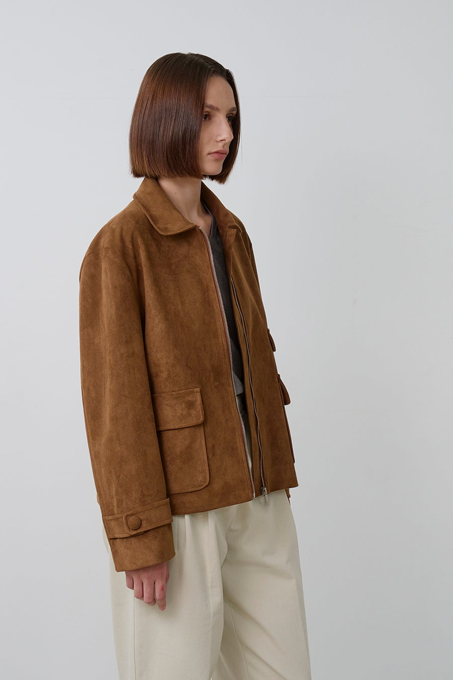 【HER&SHE 2025AW】Urban Suede Jacket